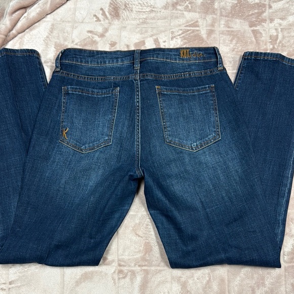 Kut from the Kloth High Rise Blue Jeans Versatile Denim - Picture 4 of 10